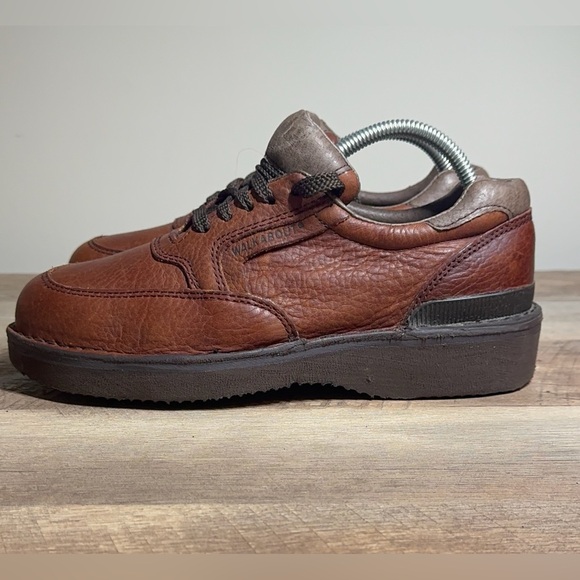 FOOTONIC II WALKABOUT EVA-TECH BROWN LEATHER SHOES SZ 7.5 - Picture 2 of 7